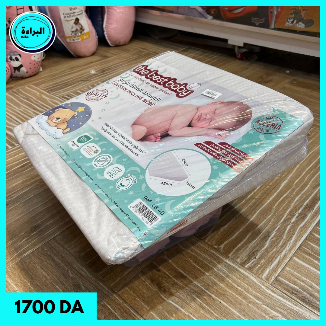 coussin incliné bébé