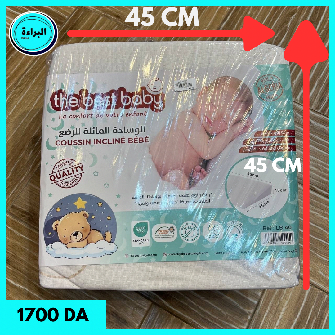 coussin incliné bébé