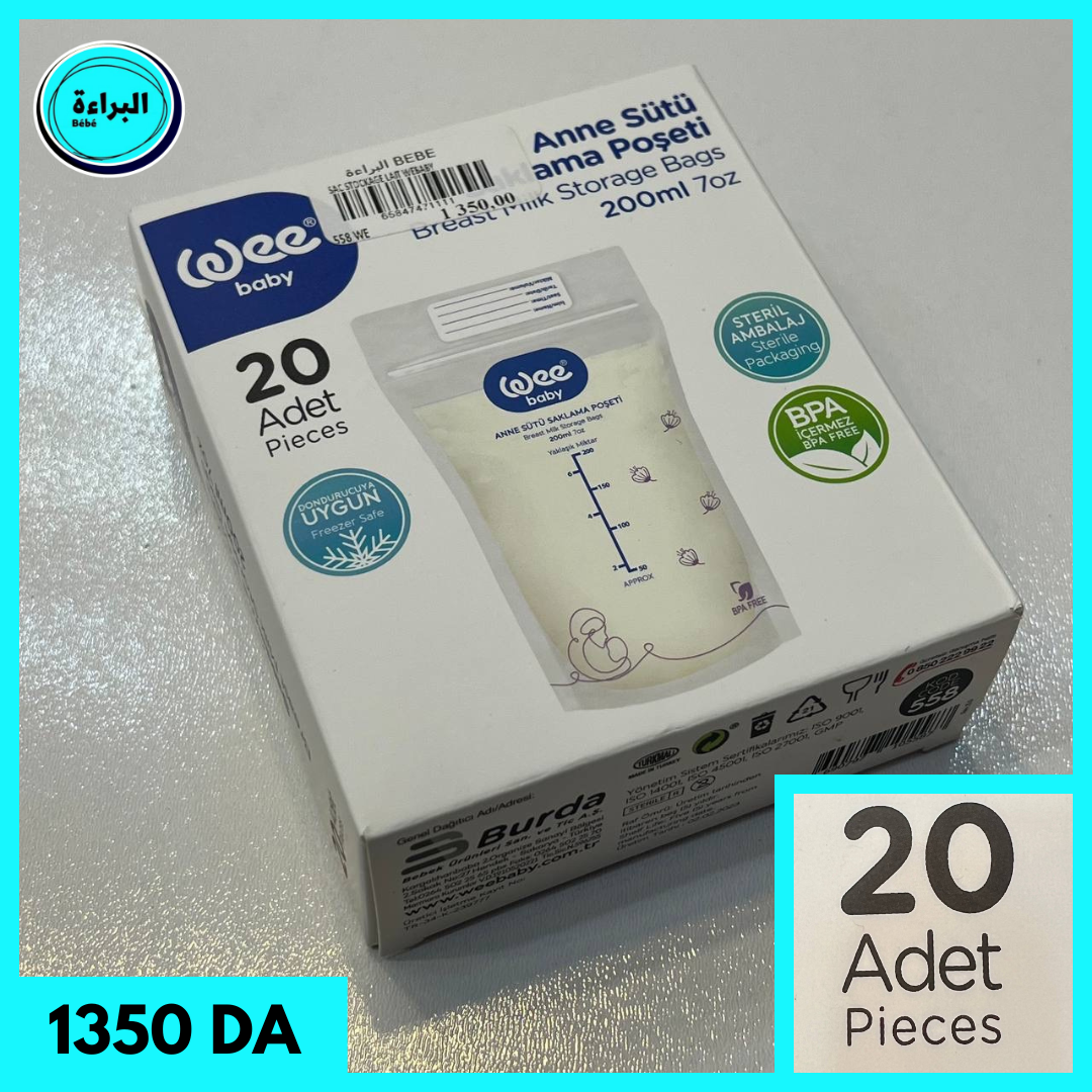 Sachets de conservation du lait